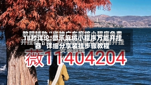 18秒详论!微乐麻将小程序万能开挂器	”详细分享装挂步骤教程-第2张图片