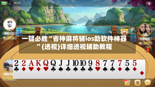 一键必胜“省神麻将辅ios助软件神器”(透视)详细透视辅助教程-第2张图片