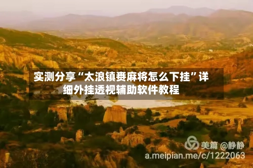 实测分享“太浪镇赉麻将怎么下挂	”详细外挂透视辅助软件教程-第2张图片