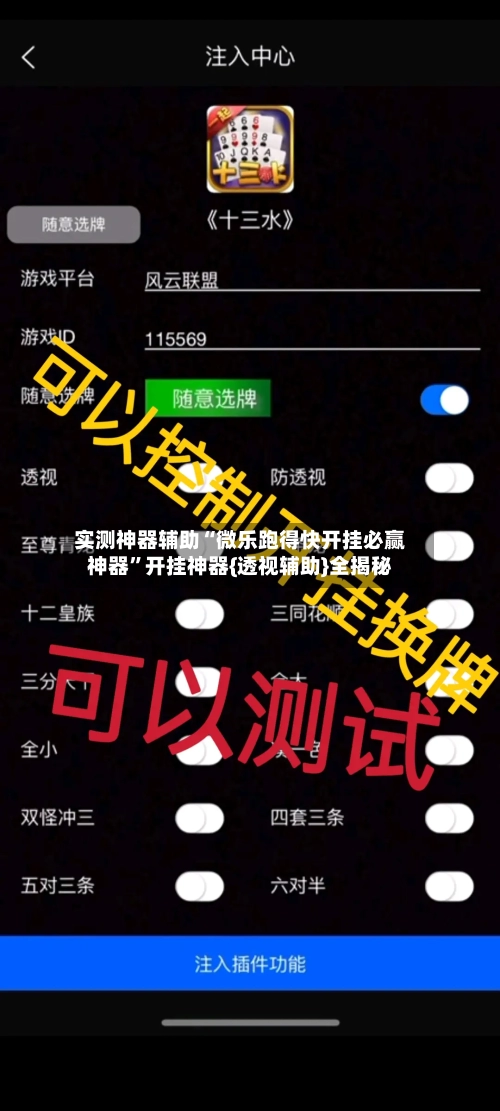 实测神器辅助“微乐跑得快开挂必赢神器”开挂神器{透视辅助}全揭秘-第2张图片