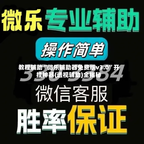 教程辅助“微乐辅助器免费版v3.0”开挂神器{透视辅助}全揭秘-第2张图片