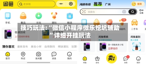技巧玩法:“微信小程序微乐挖坑辅助”详细开挂玩法-第3张图片