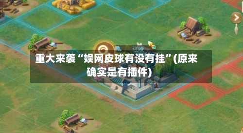 重大来袭“娱网皮球有没有挂”(原来确实是有插件)-第3张图片