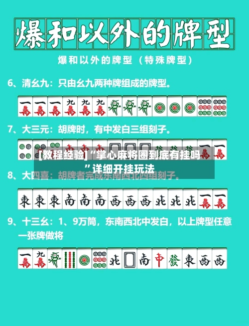[教程经验]“掌心麻将圈到底有挂吗	”详细开挂玩法-第2张图片