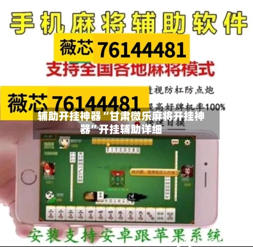 辅助开挂神器“甘肃微乐麻将开挂神器	”开挂辅助详细-第2张图片