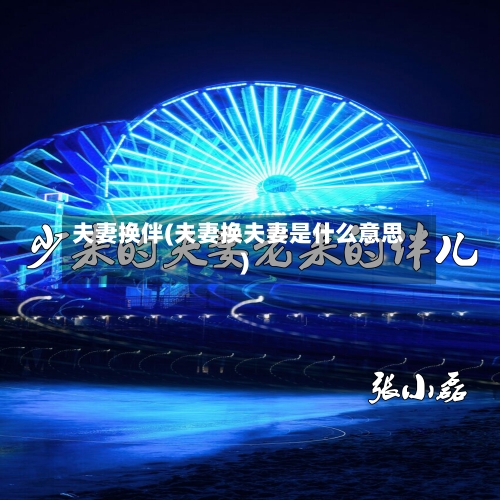 夫妻换伴(夫妻换夫妻是什么意思)-第2张图片
