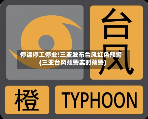 停课停工停业!三亚发布台风红色预警(三亚台风预警实时预警)-第2张图片