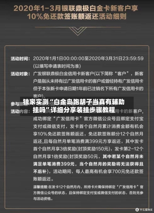 独家实测“白金岛跑胡子当真有辅助挂吗	”详细分享装挂步骤教程-第2张图片