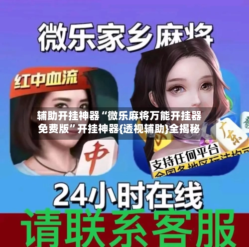 辅助开挂神器“微乐麻将万能开挂器免费版”开挂神器{透视辅助}全揭秘-第2张图片