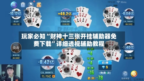 玩家必知“财神十三张开挂辅助器免费下载”详细透视辅助教程-第2张图片