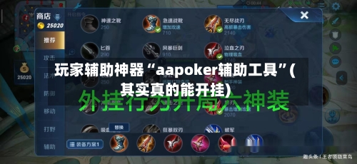 玩家辅助神器“aapoker辅助工具	”(其实真的能开挂)-第2张图片