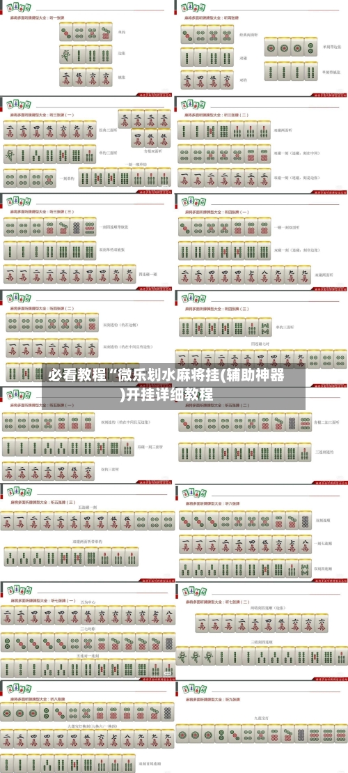 必看教程“微乐划水麻将挂(辅助神器)开挂详细教程-第2张图片