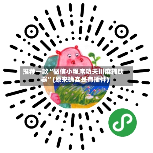 推荐一款“微信小程序功夫川麻辅助器	”(原来确实是有插件)-第2张图片