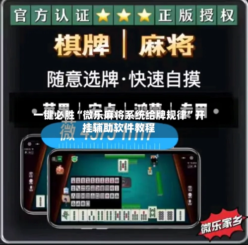 一键必胜“微乐麻将系统给牌规律”开挂辅助软件教程-第2张图片