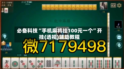 必备科技“手机麻将挂100元一个”开挂(透视)辅助教程-第2张图片