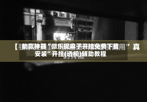 助赢神器“微乐捉麻子开挂免费下载安装	”开挂(透视)辅助教程-第2张图片