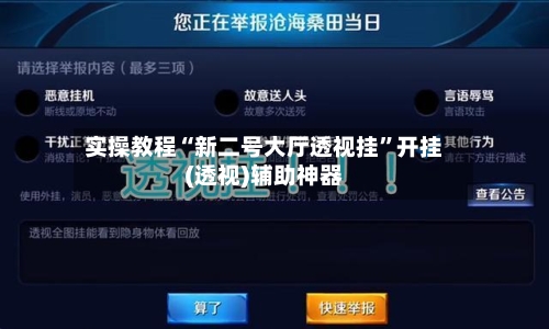 实操教程“新二号大厅透视挂	”开挂(透视)辅助神器-第2张图片