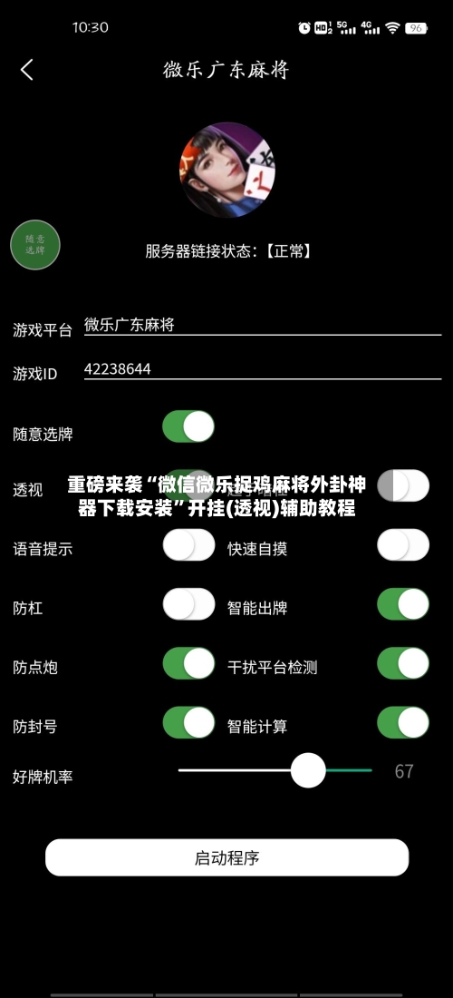 重磅来袭“微信微乐捉鸡麻将外卦神器下载安装”开挂(透视)辅助教程-第2张图片