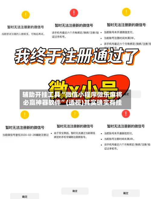 辅助开挂工具“微信小程序微乐麻将必赢神器软件”(透视)其实确实有挂-第3张图片