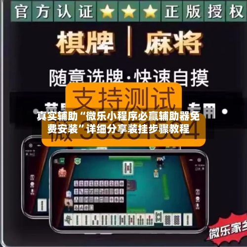 真实辅助“微乐小程序必赢辅助器免费安装”详细分享装挂步骤教程-第3张图片