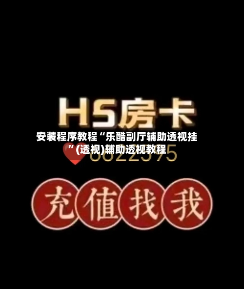 安装程序教程“乐酷副厅辅助透视挂”(透视)辅助透视教程-第3张图片