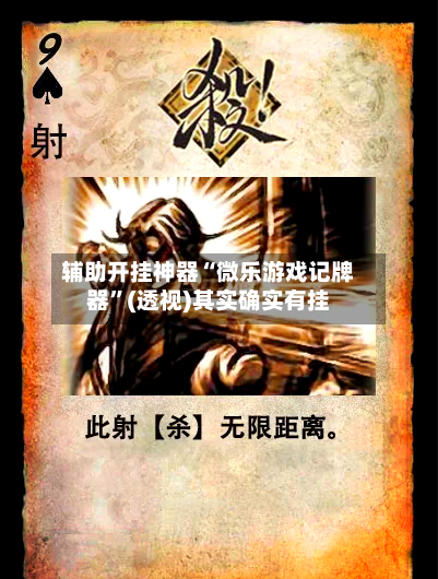 辅助开挂神器“微乐游戏记牌器”(透视)其实确实有挂-第2张图片