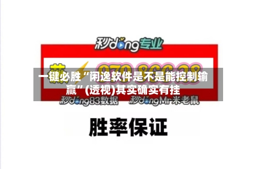 一键必胜“闲逸软件是不是能控制输赢”(透视)其实确实有挂-第3张图片