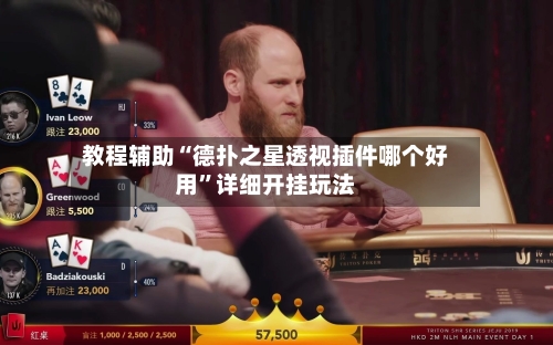 教程辅助“德扑之星透视插件哪个好用”详细开挂玩法-第2张图片