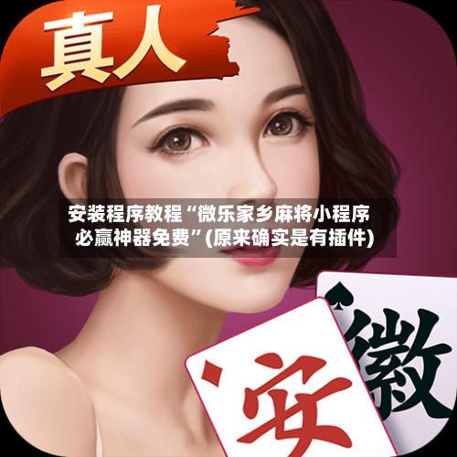 安装程序教程“微乐家乡麻将小程序必赢神器免费”(原来确实是有插件)-第3张图片