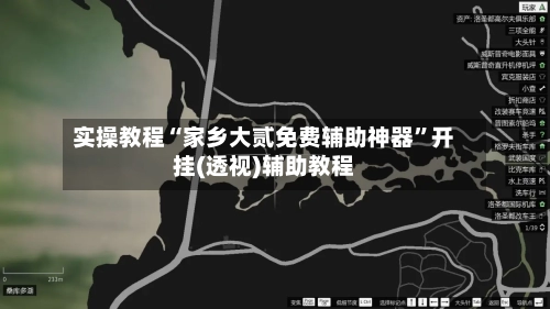 实操教程“家乡大贰免费辅助神器”开挂(透视)辅助教程