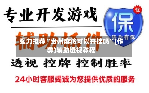 强力推荐“贵州麻将可以开挂吗”(作弊)辅助透视教程-第2张图片