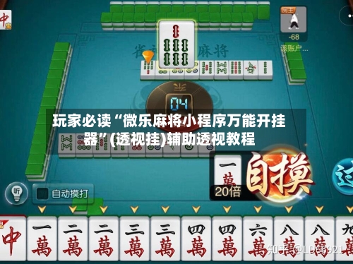 玩家必读“微乐麻将小程序万能开挂器”(透视挂)辅助透视教程-第3张图片