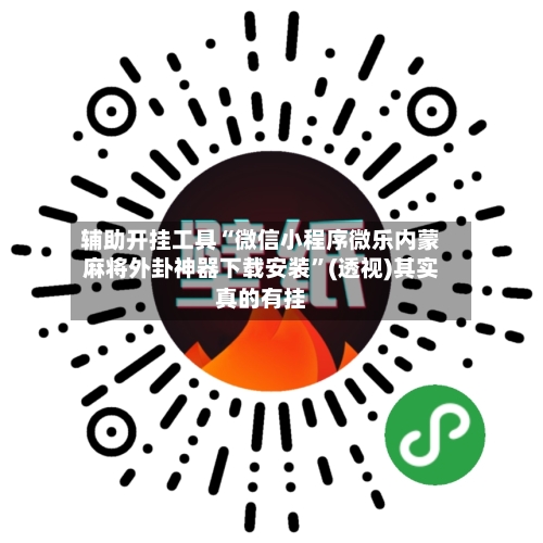 辅助开挂工具“微信小程序微乐内蒙麻将外卦神器下载安装”(透视)其实真的有挂-第2张图片