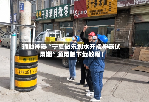 辅助神器“宁夏微乐划水开挂神器试用期”通用版下载教程！