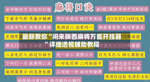 最新教你“闲来陕西麻将万能开挂器”详细透视辅助教程-第3张图片