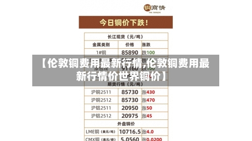 【伦敦铜费用最新行情,伦敦铜费用最新行情价世界铜价】-第2张图片
