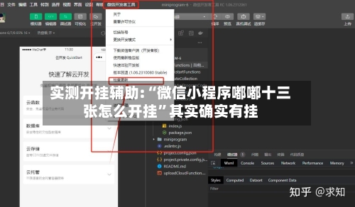 实测开挂辅助:“微信小程序嘟嘟十三张怎么开挂”其实确实有挂