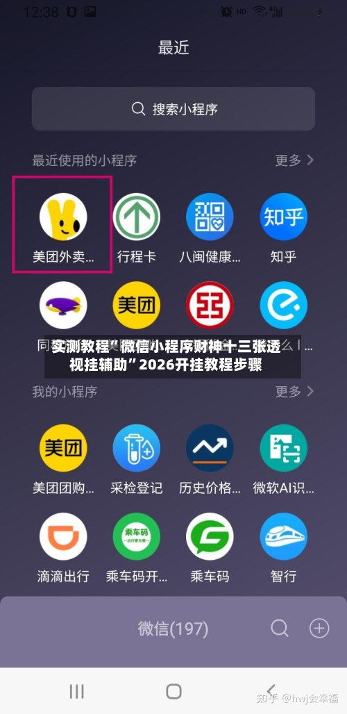 实测教程”微信小程序财神十三张透视挂辅助”2026开挂教程步骤-第3张图片