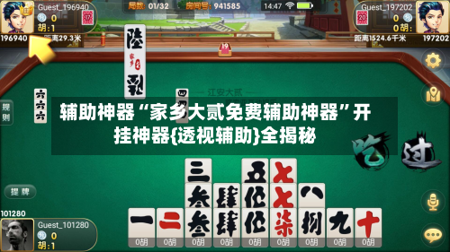 辅助神器“家乡大贰免费辅助神器”开挂神器{透视辅助}全揭秘-第3张图片