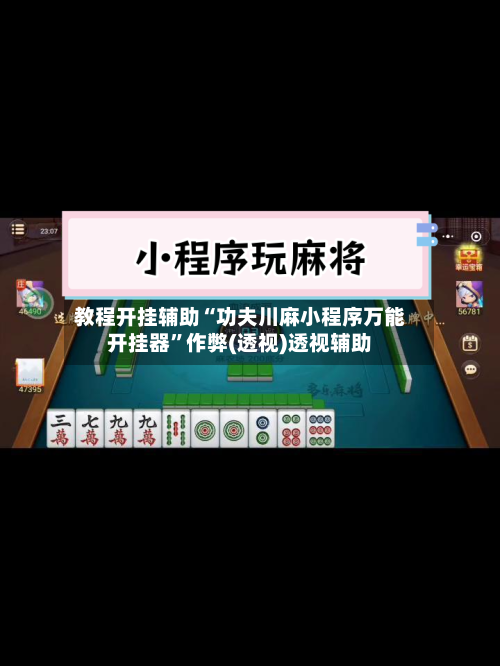 教程开挂辅助“功夫川麻小程序万能开挂器	”作弊(透视)透视辅助-第2张图片