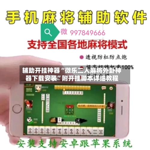 辅助开挂神器“微乐二人麻将外卦神器下载安装”附开挂脚本详细教程-第3张图片