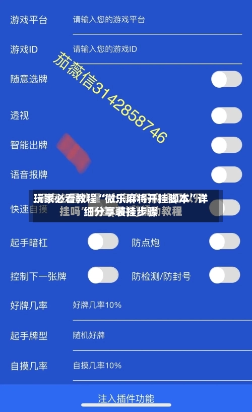 玩家必看教程“微乐麻将开挂脚本	”详细分享装挂步骤-第2张图片