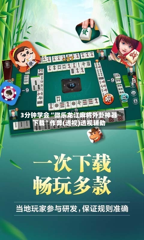 3分钟学会“微乐龙江麻将外卦神器下载”作弊(透视)透视辅助-第2张图片