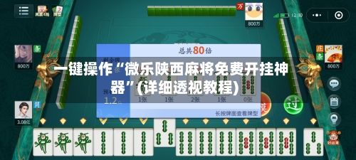 一键操作“微乐陕西麻将免费开挂神器	”(详细透视教程)-第2张图片