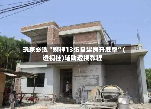 玩家必搜“财神13张自建房开胜率”(透视挂)辅助透视教程-第3张图片