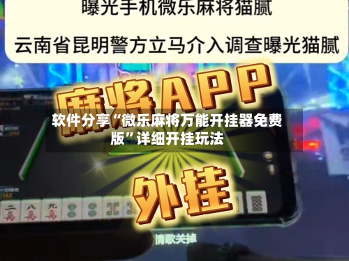 软件分享“微乐麻将万能开挂器免费版”详细开挂玩法-第2张图片