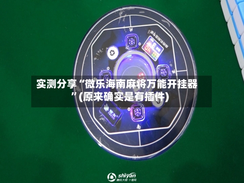 实测分享“微乐海南麻将万能开挂器”(原来确实是有插件)-第3张图片