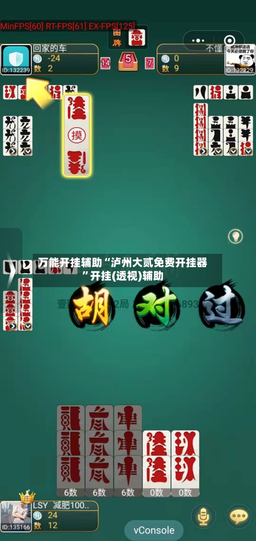万能开挂辅助“泸州大贰免费开挂器”开挂(透视)辅助-第2张图片