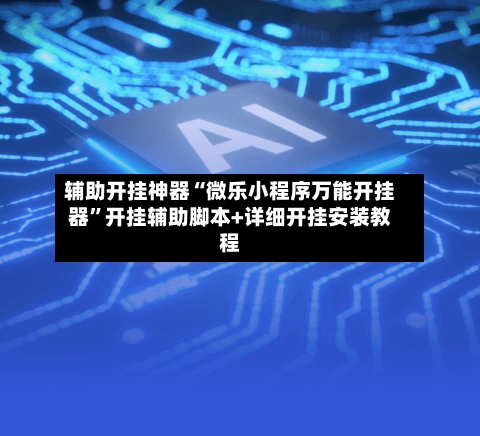 辅助开挂神器“微乐小程序万能开挂器”开挂辅助脚本+详细开挂安装教程-第2张图片