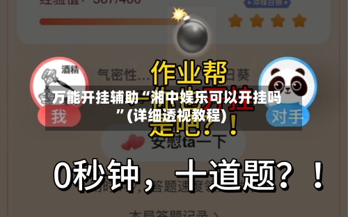 万能开挂辅助“湘中娱乐可以开挂吗	”(详细透视教程)-第3张图片